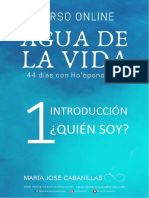 Curso Agua de La Vida DIA 1 Introducción Quién Soy