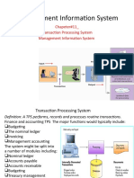 Management Information Systems: Transaction Processing, Decision Support, Executive Information and Integrated IT Systems