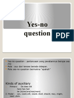 Yes-No Question Materi