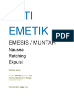 Anti Emetik: Emesis / Muntah