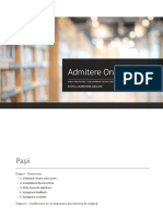 Admitere on-line 2019 - Pas Cu Pas