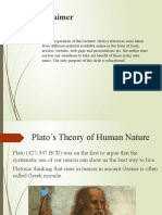 Plato - Theory of Human Nature