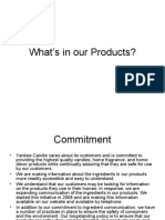 Whats in Our Products 12.18.2009