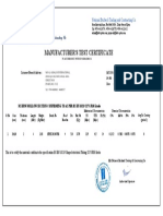 Manufacturer'S Test Certificate: National Builtech Trading and Contracting Co