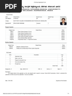 VTU Exam Application Form Anusha S