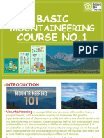 Basic Mountaineering Course 101