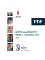 Planeamiento Contingencia Emergencias Desastres Sector Salud