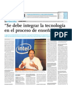 “Se debe integrar la tecnología en el proceso de enseñanza”