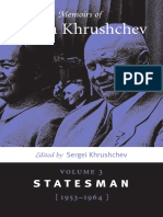 Memoirs of Nikita Khrushchev (Vol3)