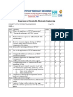 Department of Electrical & Electronics Engineering: Unit - I