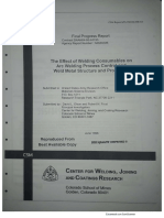 the effect of welding consumables on arc welding process control and weld metal structure and properties