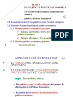 ADE Tema 5 POLÍTICA ECONÓMICA 