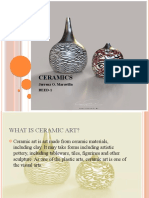 Ceramics: Jarrenz O. Maravilla BEED-1