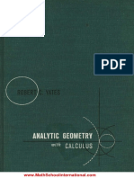 Analytic Geometry and Calculus Textbook