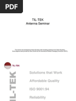 Til-Tek Antenna Seminar