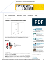 Experimentos Caseros - Cómo Hacer Un Péndulo Electrostático Casero