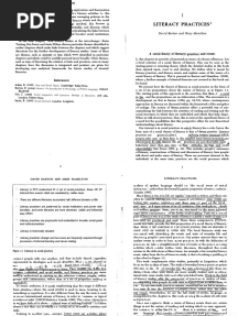 Barton & Hamilton - Literacy Practices