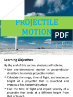 Projectile Motion: Engr. Cynthia V Plaza Instructor