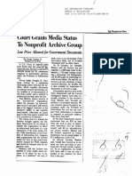 FBI HQ to WFO Teletype Sep 1989 Seeks All Info on NatSec Archive-DUNS Check-WP Clip