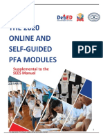 THE 2020 Online and Self-Guided Pfa Modules: Supplemental To The SEES Manual