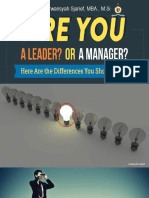 Perbedaan Manajer Dengan Leader