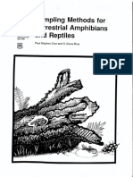 Sampling Methods for Terrestrial Amphibians and Reptiles