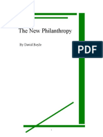 The New Philanthropy: by David Boyle