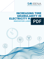 Increasing Time Granularity in Electricity Markets: Innovation Landscape Brief