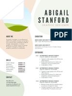 Cream and Green Creative Resume