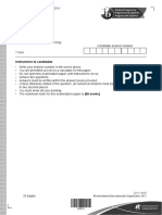 Economics Higher Level Paper 3: Instructions To Candidates