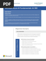 Microsoft Azure AI Fundamentals: AI-900