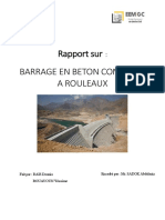 Rapport Sur Barrage en Beton Compacte A Rouleaux