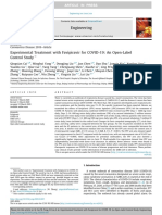 Favipiravir Control Study