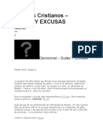 Dudas y Excusas