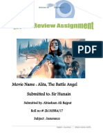 Insurance | Movie review of ALITA: Battle Angel