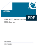 ERS 5000 Series Installation