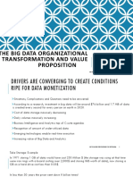The Big Data Organizational Transformation and Value Proposition