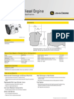 Powertech ™ 6068Tfm76 Diesel Engine: Marine Generator Drive Engine Specifications