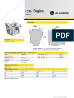 Powertech ™ 4045Tfm50 Diesel Engine: Marine Propulsion Engine Specifications