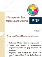 Oferta Program Team Management Systems