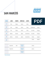 Horario Anual SAN MARCOS 2021 1