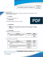 Sst-Pro - 004 Procedimeinto Gestion Del Cambio