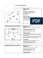 U17 Entrainement -  jeu entre deux