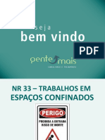 Trabalho em Espaços Confinados NR33