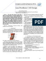 Knee Implant Cad Model