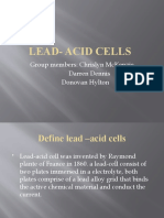 Lead- Acid Cells