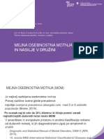 M D Dernovšek - Predavanje - Mejna Osebnostna Motnja in Nasilje V Družini