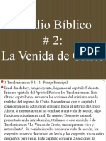 Estudio Bíblico (2)