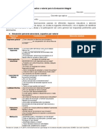 Ámbitos personal y social Evaluación Integral