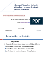 Probability and Statistics